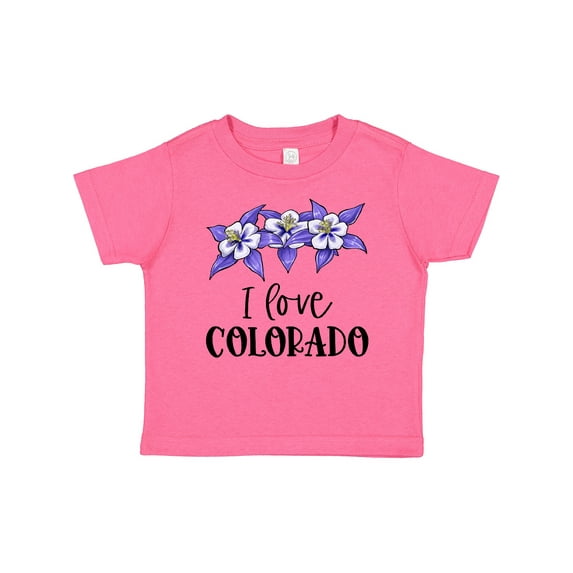 Inktastic I Love Colorado Columbine Flowers Boys or Girls Baby T-Shirt