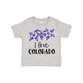 thumbnail image 1 of Inktastic I Love Colorado Columbine Flowers Boys or Girls Toddler T-Shirt, 1 of 5