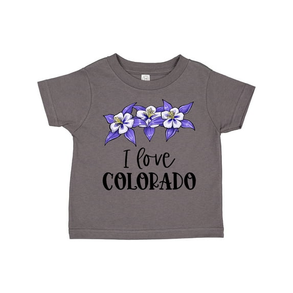 Inktastic I Love Colorado Columbine Flowers Boys or Girls Toddler T-Shirt