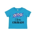 thumbnail image 1 of Inktastic I Love Colorado Columbine Flowers Boys or Girls Toddler T-Shirt, 1 of 5