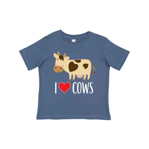 Inktastic I Love Cows Dairy Farmer Boys or Girls Baby T-Shirt
