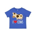 thumbnail image 1 of Inktastic I Love Cows Dairy Farmer Boys or Girls Toddler T-Shirt, 1 of 5
