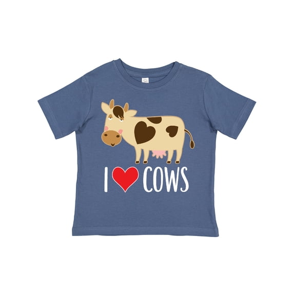 Inktastic I Love Cows Dairy Farmer Boys or Girls Toddler T-Shirt