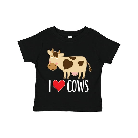 Inktastic I Love Cows Dairy Farmer Boys or Girls Toddler T-Shirt