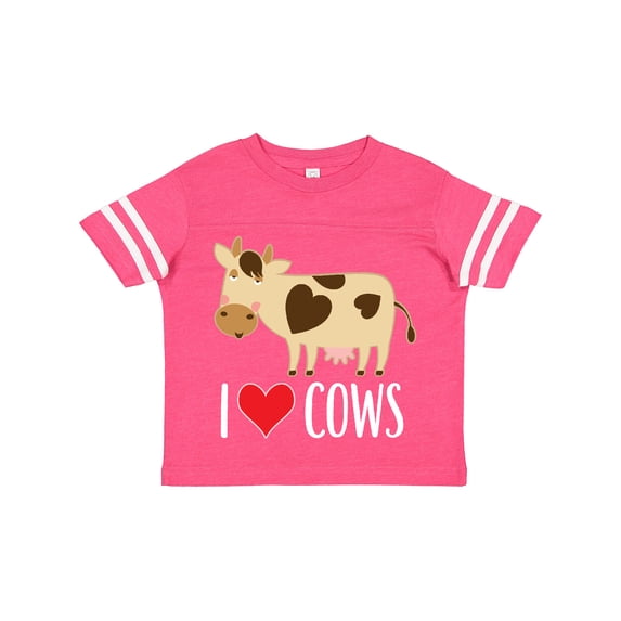 Inktastic I Love Cows Dairy Farmer Boys or Girls Toddler T-Shirt