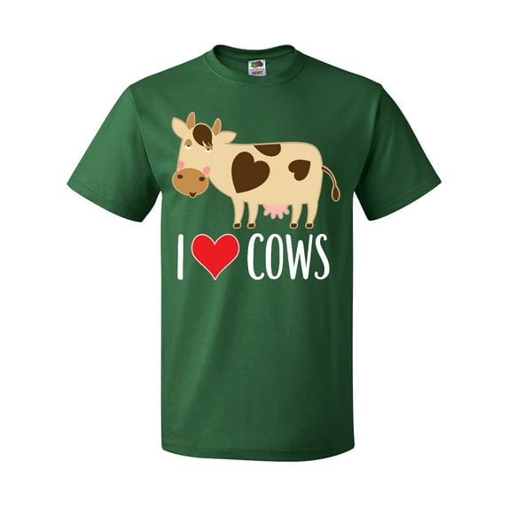 Inktastic I Love Cows Dairy Farmer T-Shirt
