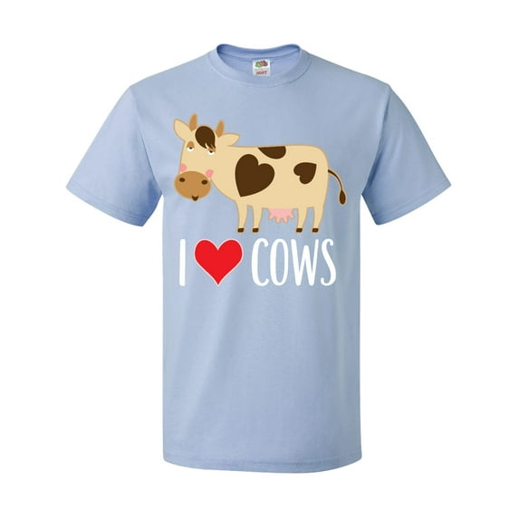 Inktastic I Love Cows Dairy Farmer T-Shirt