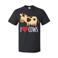 thumbnail image 1 of Inktastic I Love Cows Dairy Farmer T-Shirt, 1 of 5