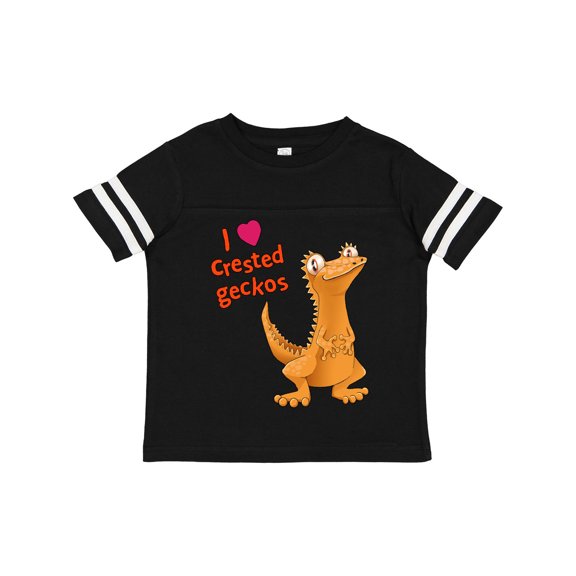 Inktastic I Love Crested Geckos Boys or Girls Toddler T-Shirt