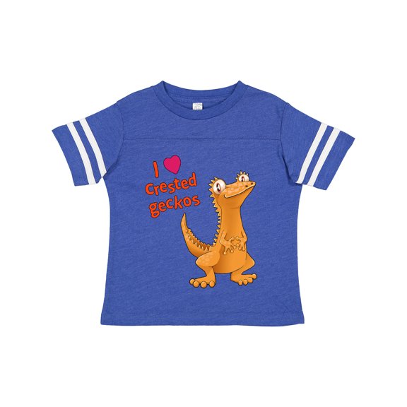 Inktastic I Love Crested Geckos Boys or Girls Toddler T-Shirt