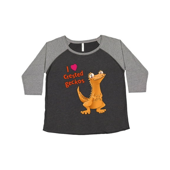 Inktastic I Love Crested Geckos Women's Plus Size T-Shirt