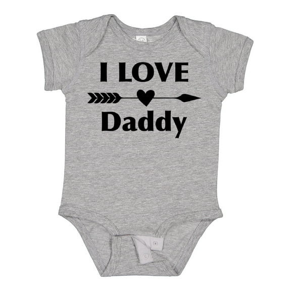 Inktastic I Love Daddy Boys or Girls Baby Bodysuit