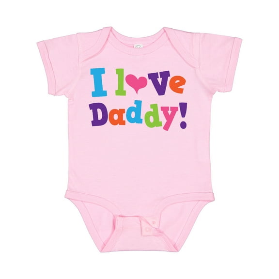 Inktastic I Love Daddy Girls Girls Baby Bodysuit