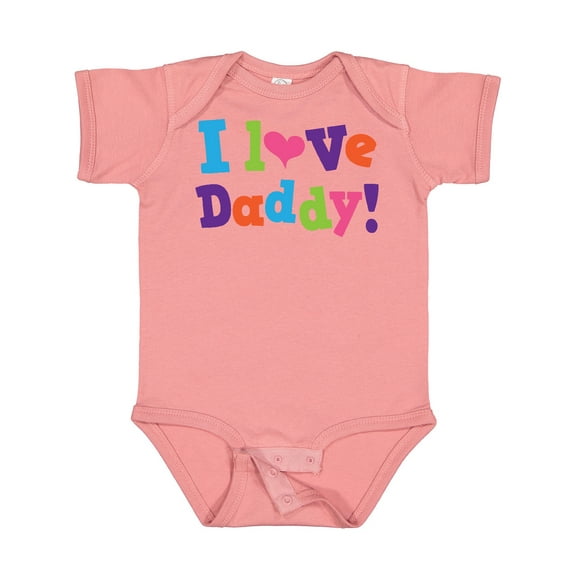 Inktastic I Love Daddy Girls Girls Baby Bodysuit