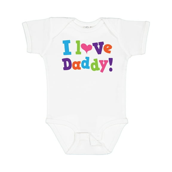 Inktastic I Love Daddy Girls Girls Baby Bodysuit