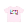 thumbnail image 1 of Inktastic I Love Daddy Girls Girls Baby T-Shirt, 1 of 5