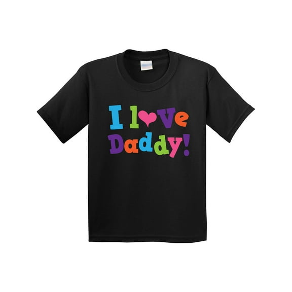 Inktastic I Love Daddy Girls Youth T-Shirt