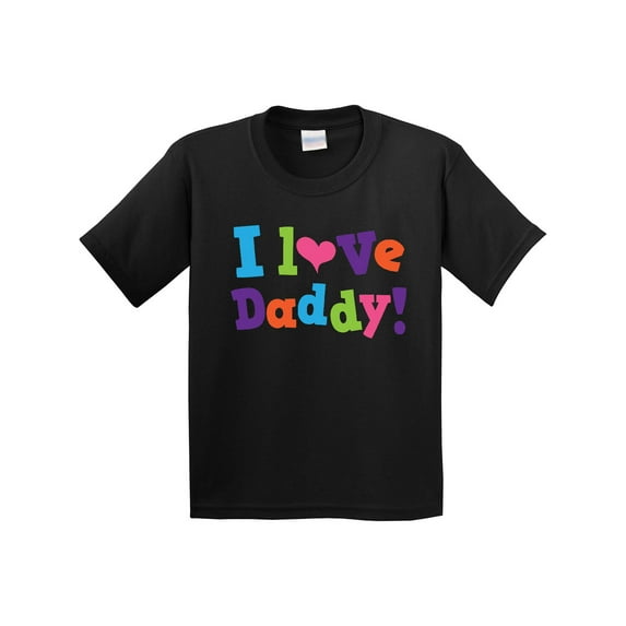Inktastic I Love Daddy Girls Youth T-Shirt