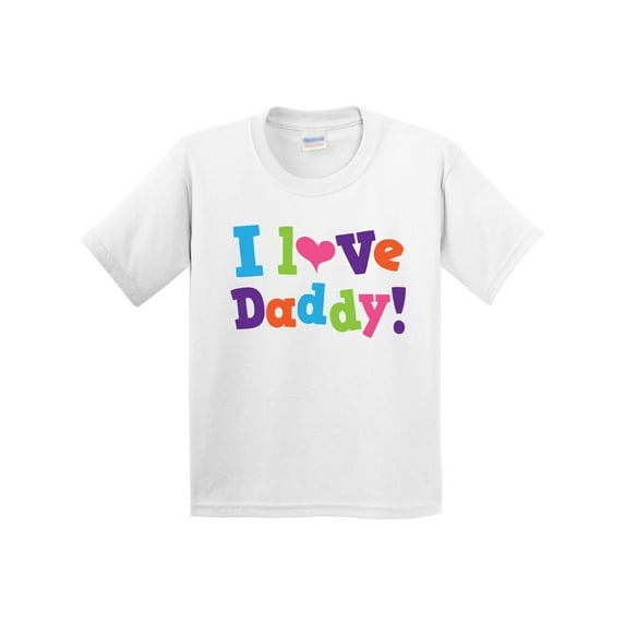 Inktastic I Love Daddy Girls Youth T-Shirt