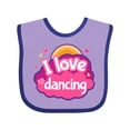 thumbnail image 1 of Inktastic I Love Dancing Dance Teacher Girls Baby Bib, 1 of 4