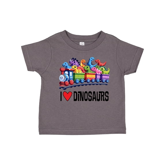 Inktastic I Love Dinosaurs Boys or Girls Toddler T-Shirt
