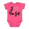 thumbnail image 1 of Inktastic I Love Disc Golf Boys or Girls Baby Bodysuit, 1 of 5