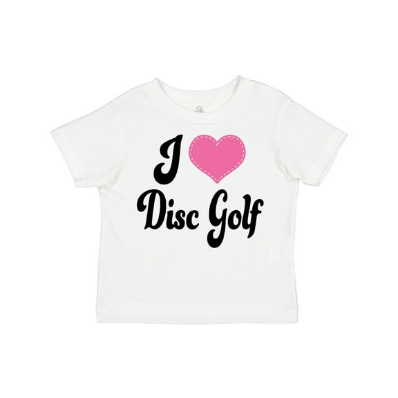 Inktastic I Love Disc Golf Boys or Girls Toddler T-Shirt