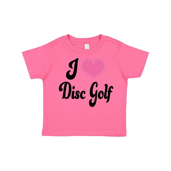 Inktastic I Love Disc Golf Boys or Girls Toddler T-Shirt