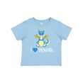 thumbnail image 1 of Inktastic I Love Dragons with Cute Blue Dragon Boys or Girls Baby T-Shirt, 1 of 5