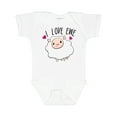 thumbnail image 1 of Inktastic I Love Ewe Cute Sheep Boys or Girls Baby Bodysuit, 1 of 5