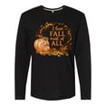 thumbnail image 1 of Inktastic I Love Fall Most of All Colorful Autumn Leaves Long Sleeve T-Shirt, 1 of 5