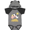 thumbnail image 1 of Inktastic I Love Farming- Farm Animals Boys or Girls Baby Bodysuit, 1 of 5