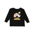 thumbnail image 1 of Inktastic I Love Farming- Farm Animals Boys or Girls Long Sleeve Toddler T-Shirt, 1 of 5