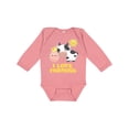 thumbnail image 1 of Inktastic I Love Farming- farm animals Boys or Girls Long Sleeve Baby Bodysuit, 1 of 5