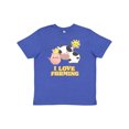 thumbnail image 1 of Inktastic I Love Farming- farm animals Youth T-Shirt, 1 of 5