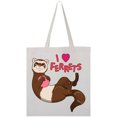 thumbnail image 1 of Inktastic I Love Ferrets Tote Bag, 1 of 4