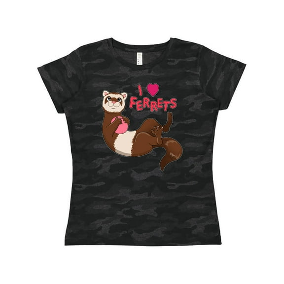 Inktastic I Love Ferrets Women's T-Shirt
