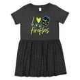 thumbnail image 1 of Inktastic I Love Fireflies Girls Toddler Dress, 1 of 5