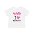 thumbnail image 1 of Inktastic I Love Flamingos Pink Bird Girls Baby T-Shirt, 1 of 5