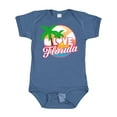 thumbnail image 1 of Inktastic I Love Florida with Ocean and Palm Trees Boys or Girls Baby Bodysuit, 1 of 5