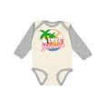 thumbnail image 1 of Inktastic I Love Florida with Ocean and Palm Trees Boys or Girls Long Sleeve Baby Bodysuit, 1 of 5