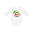 thumbnail image 1 of Inktastic I Love Florida with Ocean and Palm Trees Boys or Girls Long Sleeve Baby Bodysuit, 1 of 5