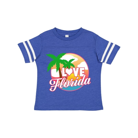 Inktastic I Love Florida with Ocean and Palm Trees Boys or Girls Toddler T-Shirt