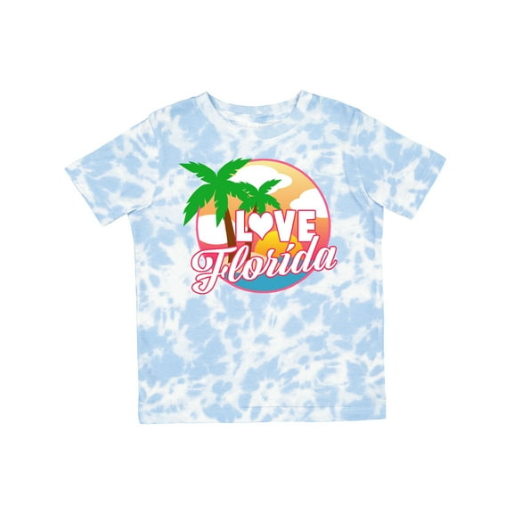 Inktastic I Love Florida with Ocean and Palm Trees Boys or Girls Toddler T-Shirt