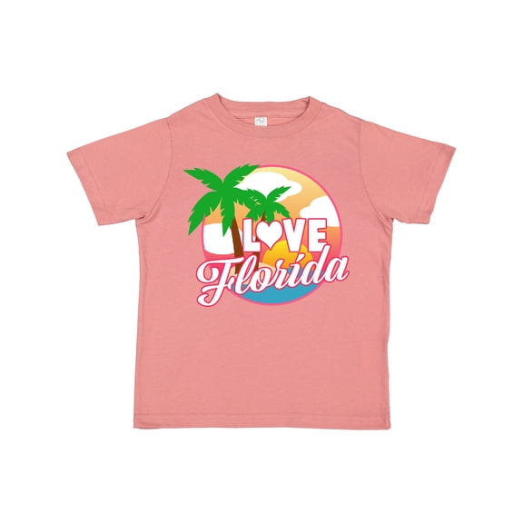 Inktastic I Love Florida with Ocean and Palm Trees Boys or Girls Toddler T-Shirt