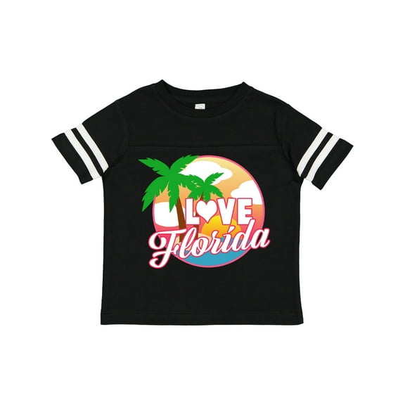 Inktastic I Love Florida with Ocean and Palm Trees Boys or Girls Toddler T-Shirt