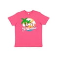 thumbnail image 1 of Inktastic I Love Florida with Ocean and Palm Trees Youth T-Shirt, 1 of 5