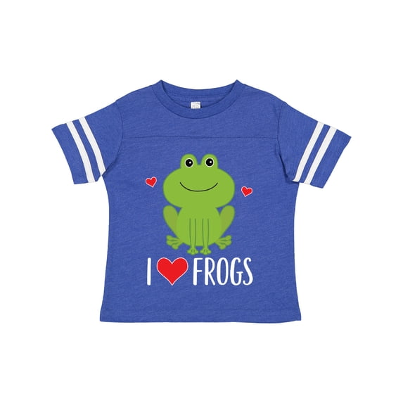 Inktastic I Love Frogs Boys or Girls Toddler T-Shirt
