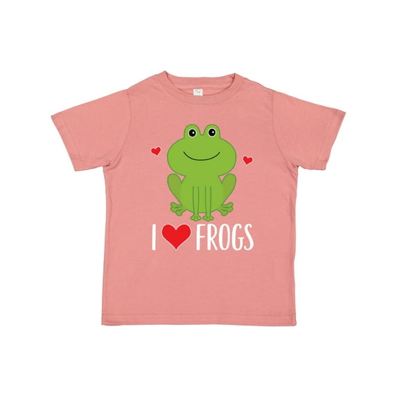 Inktastic I Love Frogs Boys or Girls Toddler T-Shirt