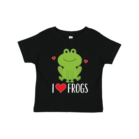 Inktastic I Love Frogs Boys or Girls Toddler T-Shirt